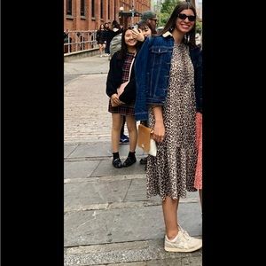Cheetah Print Zara MIDI dress